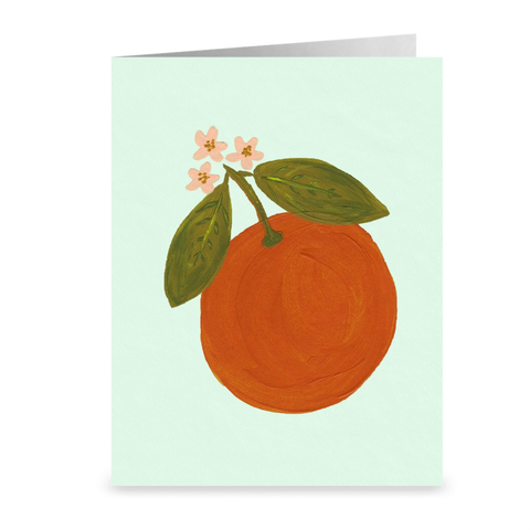 Orange Blank Card