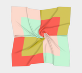 Color Block Square Scarf