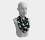 Swanning Along Square Scarf
