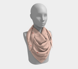 Ok Bye on Blush Square Scarf