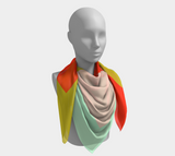 Color Block Square Scarf