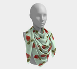 Wild Strawberry Square Scarf