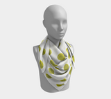 Chartreuse Dots Square Scarf